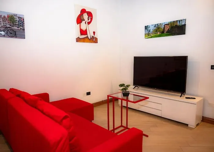 Apartament Medieval Centre - Modern With Ac, Smart Tv & Wifi
